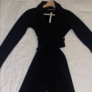 ASOS Black Straight Leg Jumpsuit